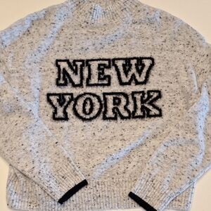 Hooked Up by IOT Gray Speckled Sweater